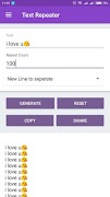 Text Repeater скриншот 1