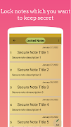 GlossNote: Diary App with Lock imagem de tela 2