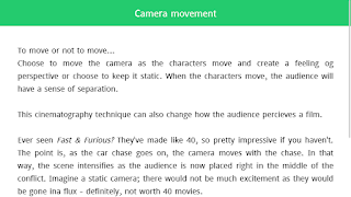 7 Schermata Learn Cinematography