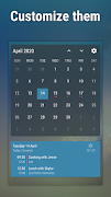 4 Schermata Event Flow Calendar Widget