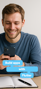Learning Flutter الملصق