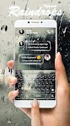 Raindrops Keyboard Theme poster