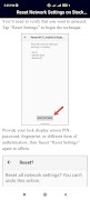 Network Setting Reset Guide 스크린샷 1