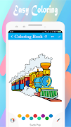 Train Coloring Book Ekran Görüntüsü 1