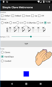 Simple Clave Latin Metronome screenshot 1