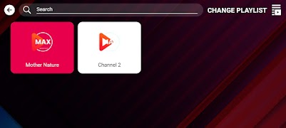 برنامه‌نما Max TV Pro for Mobile عکس از صفحه