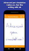 برنامه‌نما Handwritten Messages, MMS عکس از صفحه