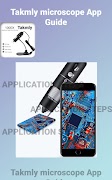 Takmly microscope App Guide captura de pantalla 1