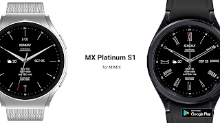MIMIX MX Platinum S1 Watchface पोस्टर