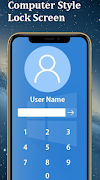 Computer Style Lock Screen Pro اسکرین شاٹ 3