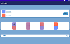 برنامه‌نما Color Picker & Generator عکس از صفحه