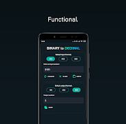 Bin2Dec - OCTAL, HEX, BIN, DEC capture d'écran 2