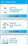 Class 10 Science Solution Screenshot 1