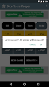 3 Schermata Dice Score Keeper
