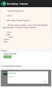 Bootstrap Tutorial offline . ภาพหน้าจอ 4