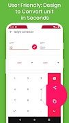 برنامه‌نما Unit conversion calculator عکس از صفحه
