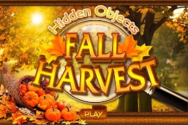 Hidden Objects Fall Harvest Halloween Object Game poster