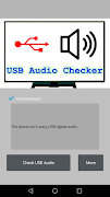 برنامه‌نما USB Audio Checker عکس از صفحه