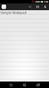 Simple Notepad imagem de tela 1
