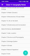 Class 11 Geography Notes скриншот 1