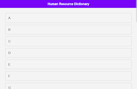Human Resource Dictionary 截图 4
