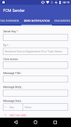 FCM Sender ảnh chụp màn hình 1