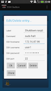 SSH button captura de pantalla 2