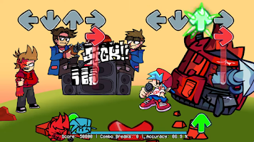 FNF Tord Red Fury vs Funkin poster