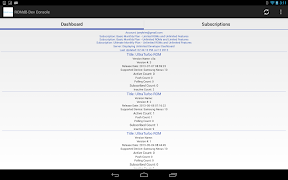 ROMDashboard Developer Console syot layar 2