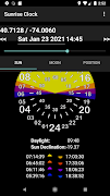 Sunrise Clock Widget captura de pantalla 2