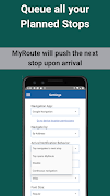 برنامه‌نما MyRoute Multi Stop Navigation عکس از صفحه
