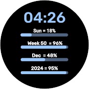 برنامه‌نما LifeCycle - Digital Watchface عکس از صفحه