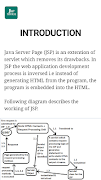 برنامه‌نما JSP Tutorial - JAVA SERVER PAGES عکس از صفحه
