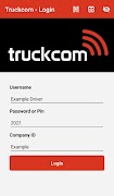 Truckcom Driver الملصق