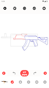 How To Draw Weapons Tutorial imagem de tela 1