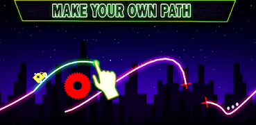 Neon Draw: Artistic Adventure! Affiche