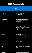 CMD Command List স্ক্রিনশট 1