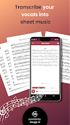 Sing2Notes - Sheet from Vocals capture d'écran 1