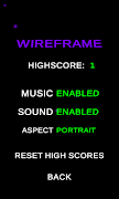 Wireframe Neon Runner screenshot 7