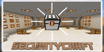 Security Craft mod for Minecra पोस्टर