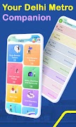 Delhi Metro App Route Map, Bus syot layar 1