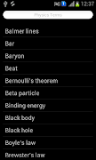 Physics Terms скриншот 2