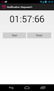 Notification Stopwatch poster