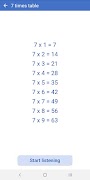 Voice Multiplication Table screenshot 2