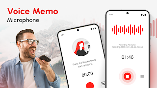 Voice Memo: Microphone App-poster