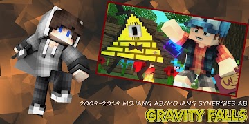 Map Gravity Falls: Blocks City imagem de tela 3