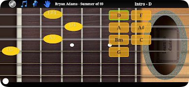 penimbang gitar & chords syot layar 4