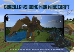 Godzilla vs Kong Mod Minecraft Ekran Görüntüsü 1