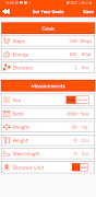 برنامه‌نما Pedometer+Walk WeightLoss عکس از صفحه