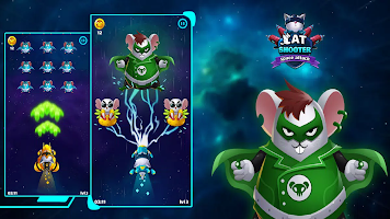 Cat Invaders Galaxy Attack ảnh chụp màn hình 1